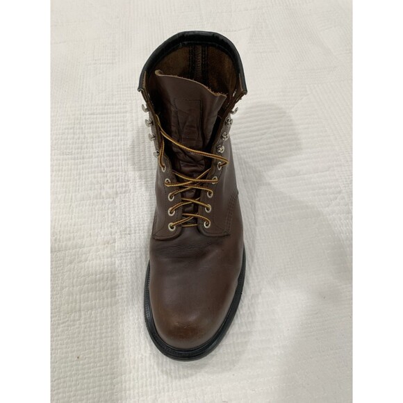 Men\'s Red Wing 2233 SuperSole 8 inch Safety Toe Lace-Up Work Lug Sole Boots 15 D main image 7